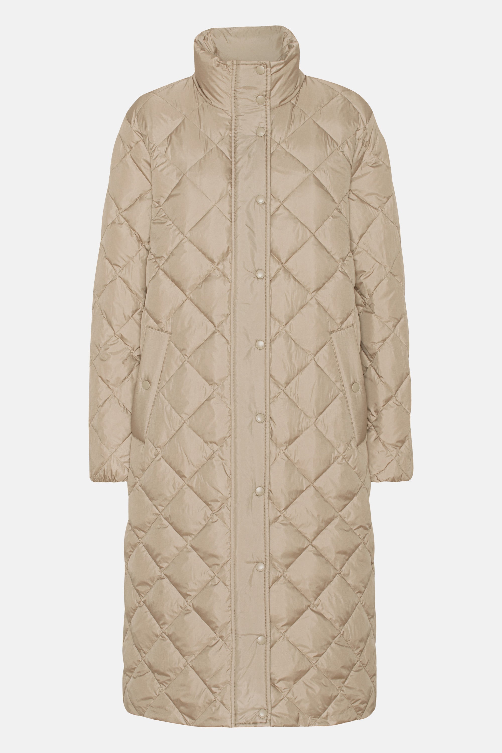 Ilse Jacobsen Hornbæk Outerwear Lange Daunenweste Coat 163 Cobblestone